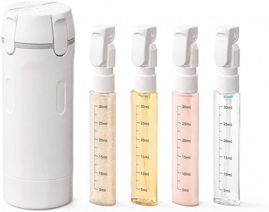 4-in-1 Travel Essentials Dispenser