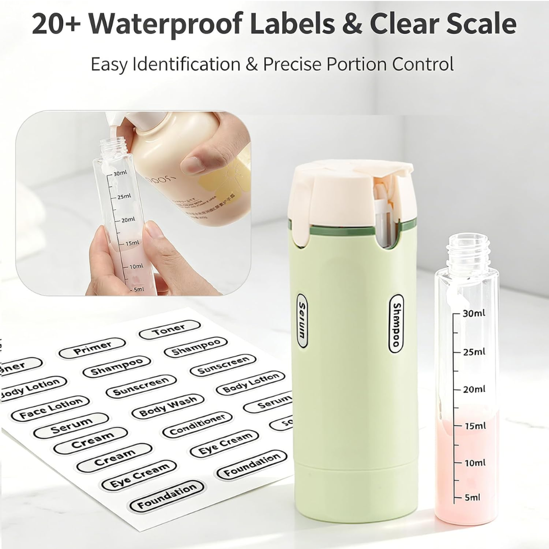 4-in-1 Travel Essentials Dispenser
